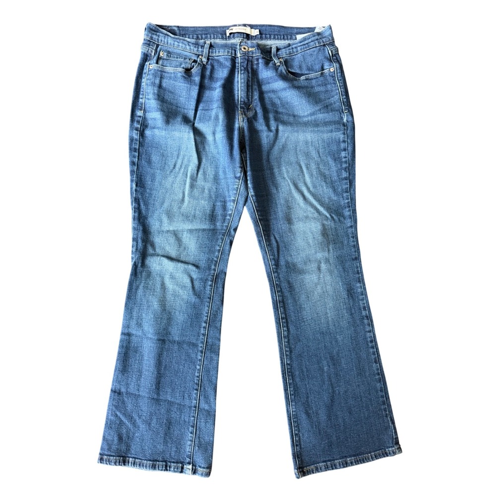 Levi's Women's 14 515 Bootcut Midrise Medium Wash Blue Denim Jeans | SKU 1131
